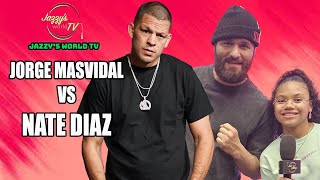 Nate Diaz amp Jorge Masvidal talk about life as an MMA fighter and their upcoming battle in the ring [upl. by Bach]