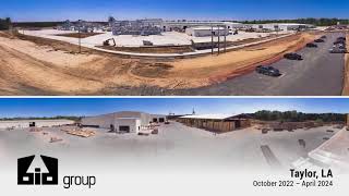 BID Group TimeLapse of the HuntTolko Bienville Mill Project in Taylor LA [upl. by Iaj]