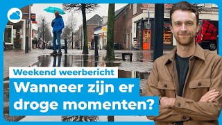 Weekend weerbericht opnieuw regen maar ook droge momenten [upl. by Jeffrey895]