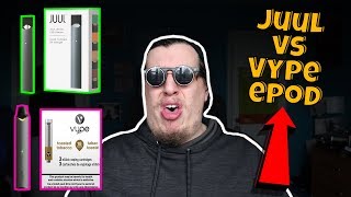 JUUL vs VYPE ePod Review and SMOK NOVO Giveaway [upl. by Anelrac]