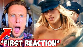 Tate McRae  Its ok Im ok REACTION 😳 [upl. by Leahcym]