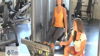 How to do a Calf Extension using a Life Fitness Machine [upl. by Lam]