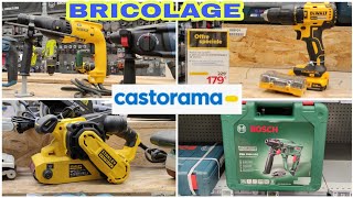 CASTORAMA BRICOLAGE  OUTILLAGES CASTORAMA DeWalt Stanley Bosch Makita et compagnie 🥰 [upl. by Baiss361]