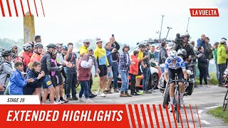 Extended Highlights  Stage 20  La Vuelta 2024 [upl. by Angi493]