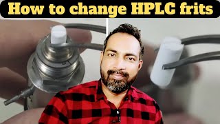 how to change HPLC frits  hplc frits  HPLC troubleshooting in hindi [upl. by Lenrow]