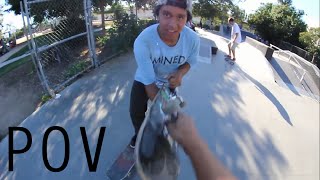 First Time at the Skatepark  POV [upl. by Nivlam]