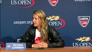 2012 US Open Press Conferences Victoria Azarenka Semifinal [upl. by Cordier880]