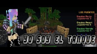 Yo soy el Tanque  Los Puentes  Servers Minecraft no Premium [upl. by Darnok]