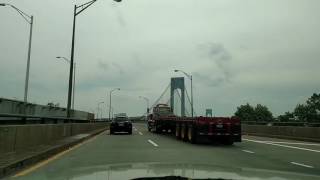 Verrazano Narrows Bridge UPPER LEVEL westbound  Interstate 278 [upl. by Tichon]