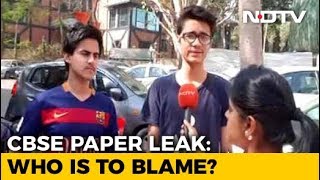 CBSE Paper Leak Has The Board Failed Its Students [upl. by Aihcats921]