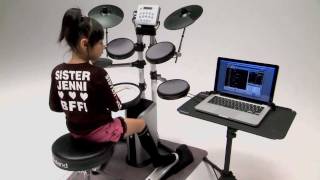 VDrums Lite HD3DT1 VDrums Tutor Overview [upl. by Eiramlirpa]