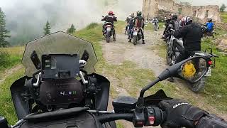 Monte Jafferau motorrad Италия [upl. by Janenna]