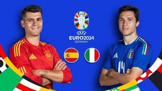 Spain vs Italy Live Full Match UEFA Euro 2024 Germany [upl. by Lanor964]