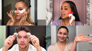 Ariana Grande JIHYO Niall Horan Alia Bhatt and More Reveal Their Skin Care Tips  Vogue [upl. by Tanya]