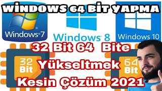 Windows 32 bit 64 bit yapma [upl. by Julio]