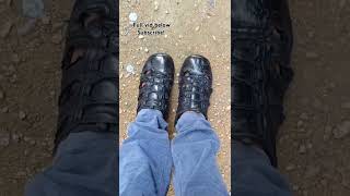 A great shoe shine result Restored black unique shoes Asmr shoecare shorts fyp [upl. by Ggerk]