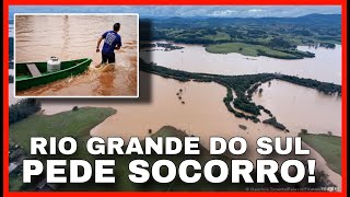 TRAGÉDIA NO RIO GRANDE DO SUL CHUVAS DEIXAM RASTRO DE DESTRUIÇÃO [upl. by Giwdul]