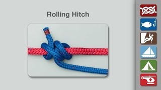 Rolling Hitch  How to Tie a Rolling Hitch [upl. by Judas]