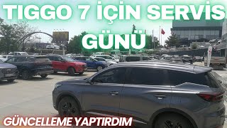 CHERY SERVÄ°SÄ°NE GÄ°TTÄ°M  TIGGO 7 PRO COMFORT YAZILIM GÃœNCELLEME VE DÄ°ÄžER KONTROLLER YAPILDI [upl. by Airakaz]