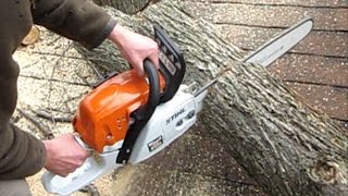 Chainsaw MS 271 Stihl Wood Boss Review [upl. by Anicnarf]