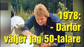 UNIK BILFILM  Varför väljer vi jänkarbilar Från 1978  TrafikMagasinet BilTV med Perstad [upl. by Inahpets]