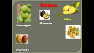 eluganda learning names of fruits [upl. by Nola]