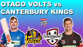 otago volts vs canterbury kings t20 match  volts vs kings super smash t20 [upl. by Zsa Zsa]