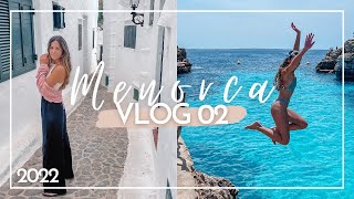 MENORCA 2022  Binibeca Cala en Brut Pont den Gil Son Bou Mahón Ciudadela VLOG [upl. by Ahselrak]