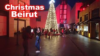 Beirut Lebanon🎄Christmas Season 2023  بيروت اجواء عيد الميلاد لبنان [upl. by Lletnom4]