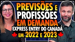 RETORNO do EXPRESS ENTRY no CANADÁ em 2022 e 2023  VAGAS de EMPREGO e PREVISÕES [upl. by Kersten]