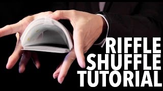 Cardistry for Beginners Shuffles  Riffle Shuffle Tutorial [upl. by Raimondo]