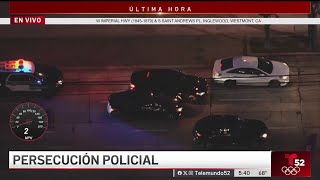 En vivo Persecución policial en Los Ángeles [upl. by Seta]