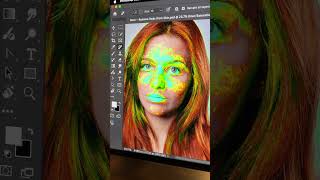 Remove Red Patches from Skin in Photoshop Shorts [upl. by Millie]