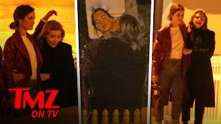 Chloe Grace Moretz Has Dinner and Makeout Session with Model Kate Harrison  TMZ TV [upl. by Rugg]