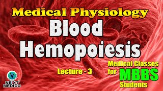 MEDICAL PHYSIOLOGY l KD Sir l Blood Hemopoiesis l Lecture  3 [upl. by Eadahc]