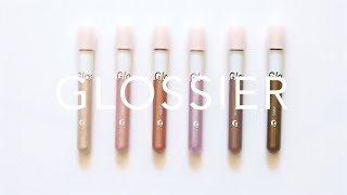 Glossier Lidstar  Review and Swatches [upl. by Raseac]