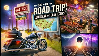 Road to the Eclipse Part 3 Louisiana to Texas Motorcycle Odyssey [upl. by Arehc234]