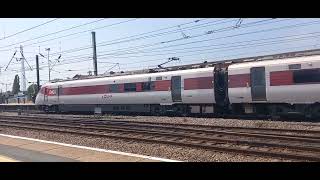 LNER Azuma Class 801 Arriving And Departing Doncaster [upl. by Airun]