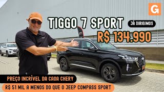 Tiggo 7 Sport tem preço incrível R 51 mil a menos do que o Jeep Compass Sport [upl. by Avilo]