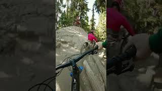 INSANE POV CRANKWORX Whistler BIKE PARK adaptivemtb whistlerbikepark shorts video [upl. by Nomelc]