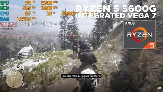 Red Dead Redemption 2 PC  Ryzen 5 5600G  VEGA 7  16GB RAM [upl. by Tarah]