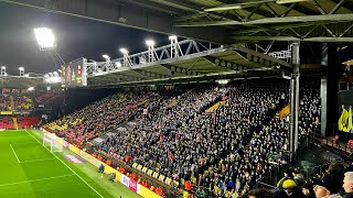 Ipswich town fans at Watford fc 121223 [upl. by Udelle]