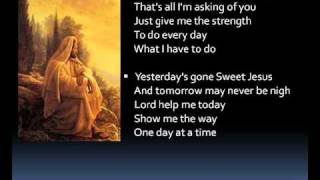 One day at a time lyrics [upl. by Crompton]