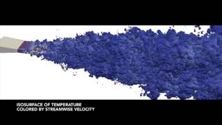 Dynamic mode decomposition of a screeching rectangular jet [upl. by Madeleine]