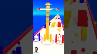 Bridge Stack run fun game funnygames shorts dushyang [upl. by Ihsir]