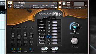 Cinematic Strings 2  Tech walkthrough 1 [upl. by Swayder]