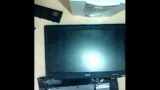 Disassemble Acer Travelmate 4000 laptop [upl. by Theron]