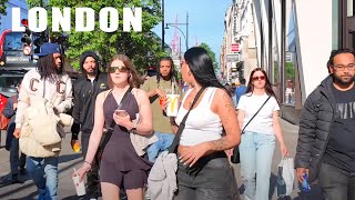 🇬🇧LONDON CITY TOUR  MAYFAIR OXFORD STREET  MAY 2024  Central London Street Walk 4K [upl. by Jem]