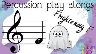 Percussion play along  25 Frightening F F [upl. by Ahseiat]