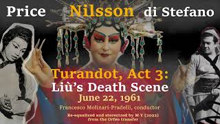 Leontyne Price’s Only Liù — with Nilsson and di Stefano 1961 live remastered [upl. by Adnuhser]